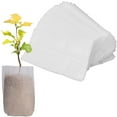 thumbnail image 3 of Vikakiooze Home Patio 600Pcs Nursery Pots Seed-Raising Bags Non-Woven Fabrics Garden Supply White, 3 of 6