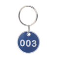 thumbnail image 3 of ASPIRE 1-200 Aluminum Number Key Tags, Metal Key Chain Tags, Numbered ID Tags Key Ring - Blue, 3 of 4