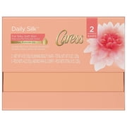Caress Beauty Bar, Daily Silk 4 oz, 2 Bar