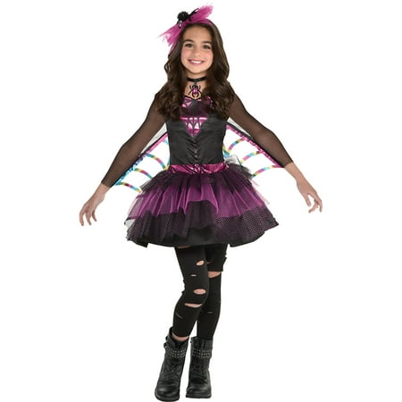 Miss Wicked Web Spider Costume for Girls, Size Small, Includes Dress and More