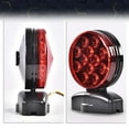 PIT66 1Pair Towing Light Tow Trailer Lights Brake Tail Signal
