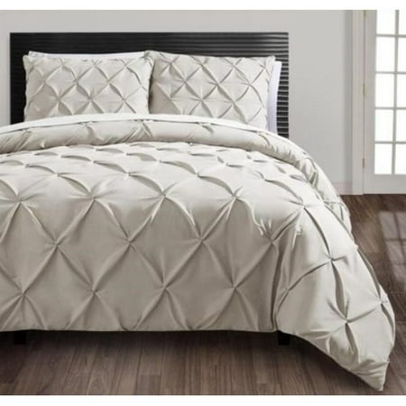 VCNY Home Carmen 4-Piece Pintuck Textured Bedding Comforter Set, Multiple Colors