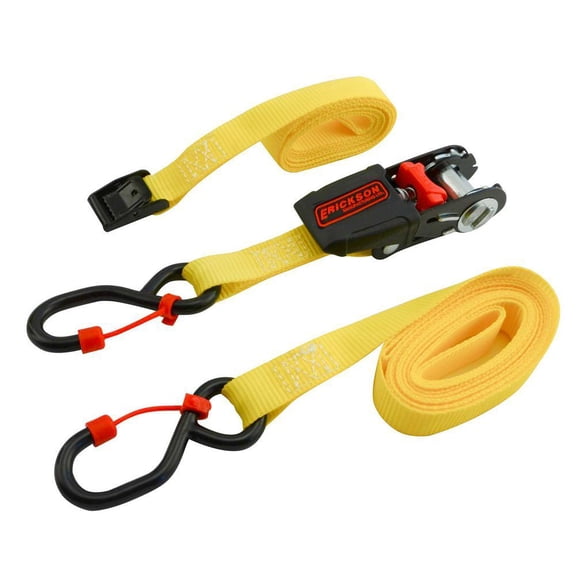 Erickson 31404 Soft Grip Mini Ratchet and Lash Strap , 2 Pack