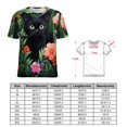 thumbnail image 2 of The Cat Is Hiding T Shirts Basic T-Shirt Short Sleeve Ladies Tee Shirt Summer Graphic Clothing, 2 of 6