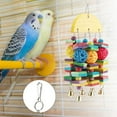 thumbnail image 2 of Colorful Sepak Takraw Bird Block Toys Parrot Break Grinding Cages Bite Chew Toys (Multicolor), 2 of 9