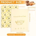 thumbnail image 2 of Michel Dupont Beeswax Bread Bags, 2 Pack XL Reusable Cotton Bags for Homemade Sourdough and Artisan Bread Storage, 2 of 8
