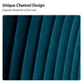 thumbnail image 4 of Velvet Armless Accent Chair Set of 2 Gold Metal Legs Modern Upholstered Single Sofa Side Chair Home Living Room Teal, 4 of 7