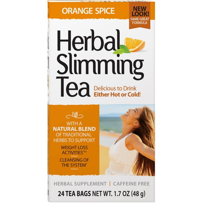 21st Century HealthCare Orange Spice Herbal Tea Bags, 24 Ct