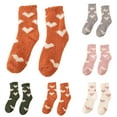 thumbnail image 4 of Xunlbb Winter Warm Socks Women's Slippers Socks Coral Fleece Socks, 4 of 4
