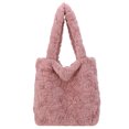 thumbnail image 2 of Bolsa de mano Retro para mujer de hombro de felpa Ehuebsd suave y esponjosa portátil de viaje regalo para chica, 2 of 9