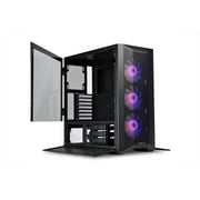 LIAN LI LANCOOL II MESH C RGB BLACK Tempered Glass ATX Case - Black Color ,Type C Included- LANCOOL II MESH C RGB-X
