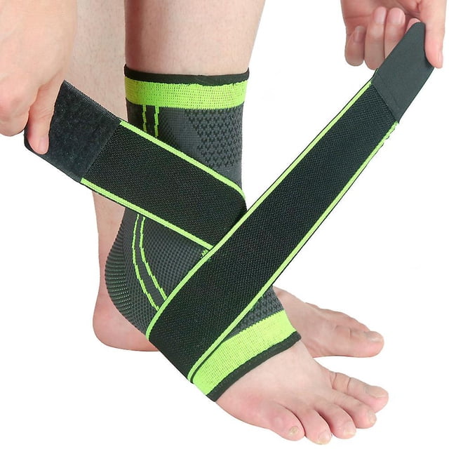 Tobillera ortopédica: Tobillera de compresión ajustable, para hombres y mujeres, soporte para el tendón de Aquiles y fascitis plantar, estabiliza los ligamentos, alivia el dolor