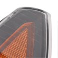 thumbnail image 3 of 2 Pcs Front Turn Signal Light Cover 4806218AD Side Marker Lamp Cover Replacement for Dodge Charger LX SRT8 2006?2010 Yellow, 3 of 5
