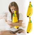thumbnail image 6 of Bedroom Accent​​ Banana Plush Pillow, 20 Inch Soft Fruit Doll with Smiling Face, Cuddly Home Decor for Sofa Bedroom​ Velvet Plush​​, 6 of 6