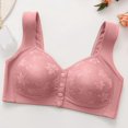 thumbnail image 3 of Daisy Bra for Women, No Underwire Front Button Support Nightwear Non Padded Comfort Front Closure Bras for Women Plus Size 44, 3 of 3