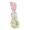 thumbnail image 4 of Northlight 11" Yellow Spring Floral Easter Bunny Figure, 4 of 5