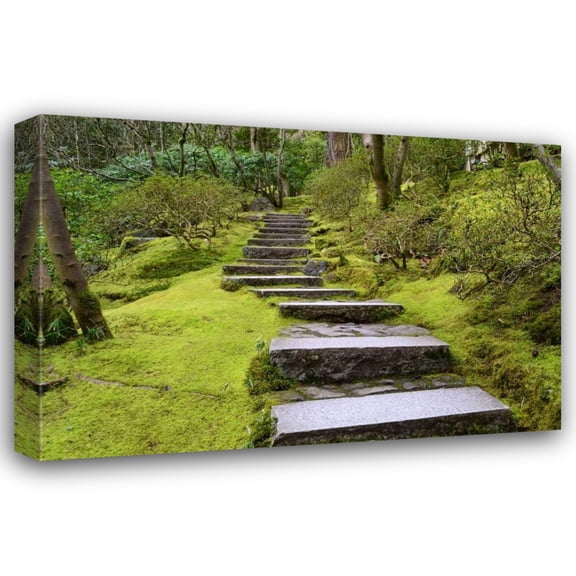 Brian Moore 18x13 Gallery Wrapped Canvas Wall Art Titled - Steps II