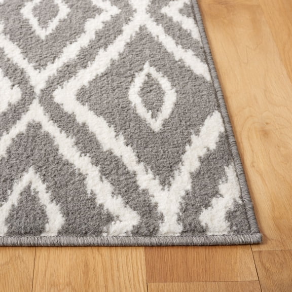 Safavieh Pyramid Zelina Boho Geometric Rug 9' x 12' - Charcoal/Ivory