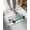 Gray, variant on Luxury Plush Bathroom Rugs Mat, Spring Daisy Soft Shaggy Bath Carpet, White Flowers Blue Country Car Rustic Botanical Non-Slip Floor Mat for Kitchen, Bedroom, 20"x31.5"