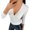 White, variant on Sweaters for Women Trendy Lightweight Slim Bodycon Deep V Neck Pullover Comfy Ribbed Knit Casual Top, S