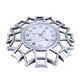 thumbnail image 3 of Reloj de esfera vintage Reloj silencioso hueco europeo 3D Reloj de pared decorativo grande para sala de estar Dormitorio Cocina (Plata), 3 of 5