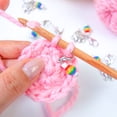 thumbnail image 3 of Knitting Marker Cute Sheep Stitches Marker Charm Removable Crochet Marker, 3 of 12
