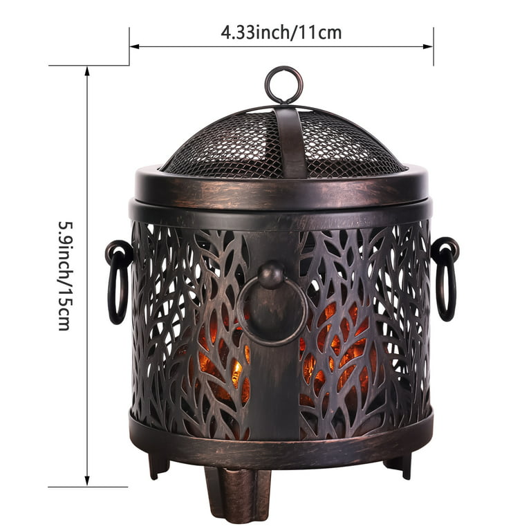  Wax Melt Warmer Burner Electric Fireplace Wax Warmer Essential  Oil Burner Scented Flame Light Fragrance Wax Melter Warmer with 4 Timer  Auto Shut Off for Home Office Bedroom Bathroom Gift 