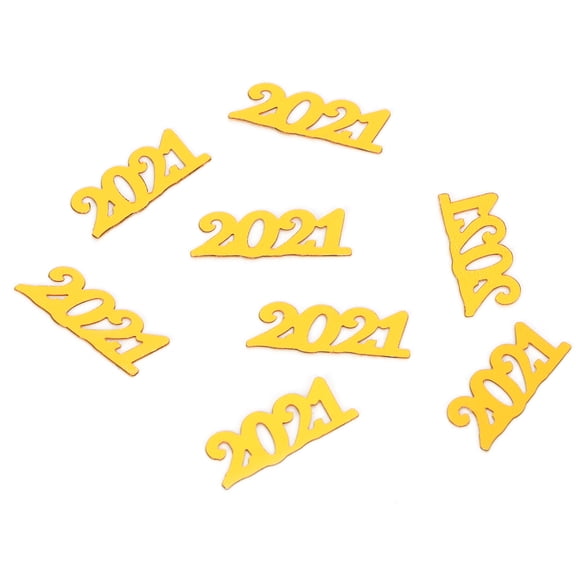 OTVIAP Confetti,Party Supplies,2021 Confetti Gold 100g Wedding New Year Birthday Party Graduation Decoration Supply