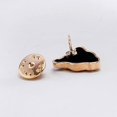 thumbnail image 3 of fenteer 4x1pc Leopard Head Mens Shirt Collar Tip Stud Clip Lapel Pin Brooch Gold 4 Pcs, 3 of 5