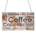 thumbnail image 2 of YAOMOBB Hanging Plaque Exquisite Front Door Sign Lanyard Design Coffee Bar Hanging Plaque with Smooth Edges 1 Piece, 2 of 7