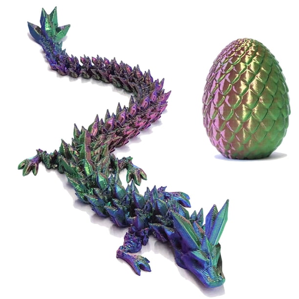 Dragón de juguete con huevo sorpresa impreso en 3D para niños YTRXYLKL