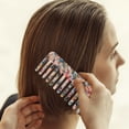 thumbnail image 4 of KAKOWELY Wide Tooth Comb for Daily Use Assorted Color Acetate Sheet Material Sturdy and Lightweight 2 Pack,6.3"X1.18"X0.2", 4 of 4