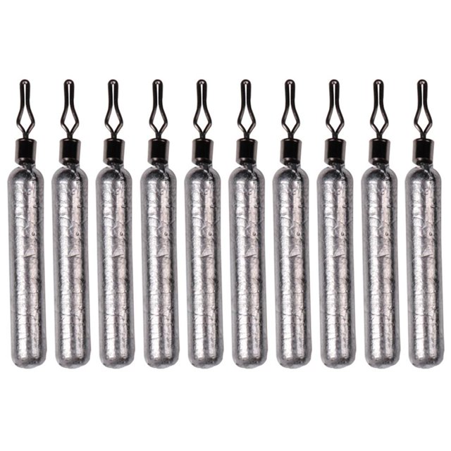 10 Uds. De cebos de Pesca de carpa, plomo, rotación de 360 grados, peso de plomada, Pesca (10g)