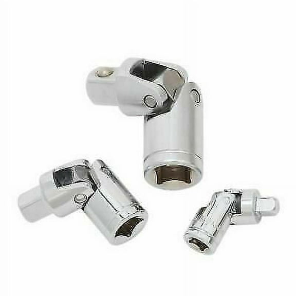 3 Universal Swivel Joint Wobble Socket Adapter Hand Tools 1/4 3/8 1/2