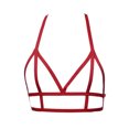 thumbnail image 1 of Brassiere Premium Material Cupsess Lencería Firmess Passionate Misterioso Dulce Regalo Romántico Atmósfera Moda Cupless Bras Red Inevent XX000635-03, 1 of 6