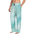 thumbnail image 2 of Daiia Blue Marble Men's Sleep Pant with Pockets and Drawstring,Pajama Pants-Small, 2 of 9