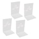 thumbnail image 2 of Book Stoppers, Sturdy Durable Round Edge Nonslip Pads Metal Bookends For Magazines ANGGREK Otros, 2 of 8