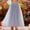 Grey, variant on DuoJiaJ Chiffon Skirt High Waist Flowy Midi Length Elegant Ruffle Layered Skirt For Casual Party Wear Skirts For Women Black L