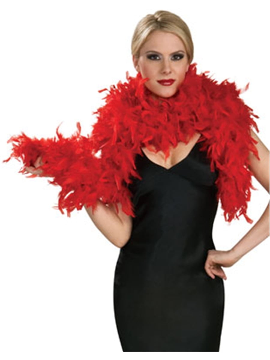 Adult-Women's Orange Feather Boa Orange | Halloween Store | Costume AC