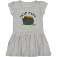 thumbnail image 3 of Inktastic St. Patrick's Day Lil' Pot of Gold Girls Toddler Dress, 3 of 5