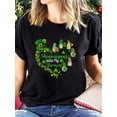 thumbnail image 1 of Camiseta 100 % algodón con diseño de gnomos del Día de San Patricio, 1 of 6