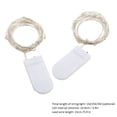 thumbnail image 4 of Graflsoa 1M Mini Copper Wire LED String Lights - 10 SMD 0603 LEDs, IP65 Waterproof, Red Light, Battery Not Included, Lightweight & Portable for Romantic Ambiance, 4 of 6