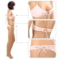 thumbnail image 2 of Sex Bathing Suit for Women Pink Bikini Set, 2 of 4