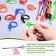 thumbnail image 4 of Uxcell 4-Pack Lazos Ajustables para Plantas, 18inch/45.72cm Silicona Flexible Multifuncional Resistente Lazo de Jardín [Azul], 4 of 6