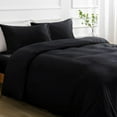 thumbnail image 4 of Duvet Cover Queen Piece Prewashed Ultra Soft Queen Bedding Set Features Zipper Closure and Corner Ties Includes Duvet Cover x & Pillowcases No Comforter, 4 of 7