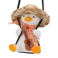 thumbnail image 2 of Colgante de pato oscilante para coche, decoración bonita de pato oscilante para coche, espejo retrovisor para coche, sombrero de paja para guitarra, 2 of 9