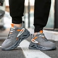thumbnail image 5 of AUXDIQ Work Shoes Men Women Breathable Steel Toe Cap Industrial Trainers Lightweight Construction Sneakers Sport Shoes, 5 of 6