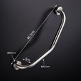 thumbnail image 3 of Shower Grab Bar, Bathroom Handle, Chrome, Stainless, Silver, 3 of 5