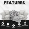 thumbnail image 4 of Snug Sherpa Fleece Blanket Throws For Sofas Large Double Bed, Luxury Warm Fuzzy, 4 of 7