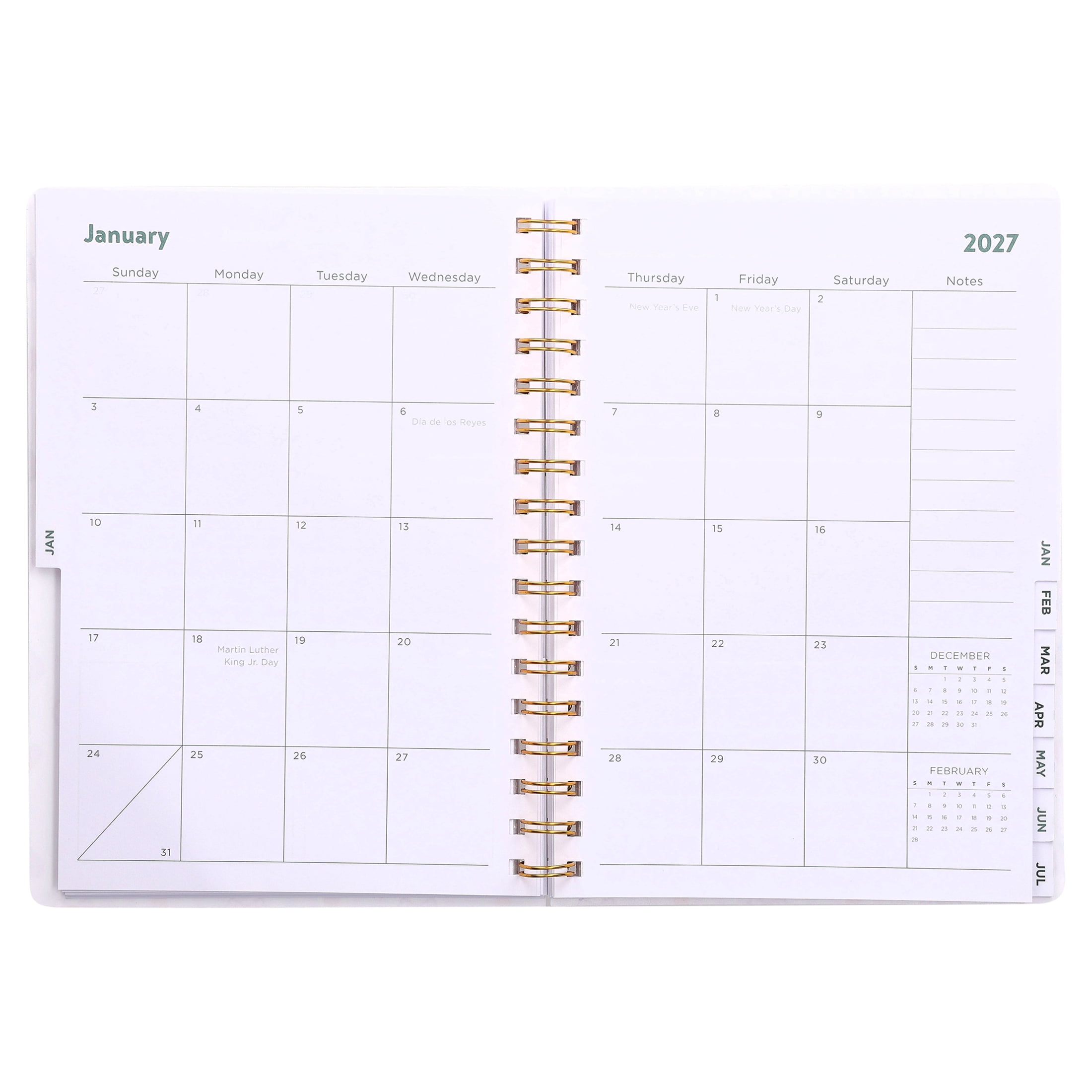 Pen+Gear 13-Month Monthly Planner, July 2026-July 2027, Multicolor Ladybugs and Bows, 6.75" x 9"